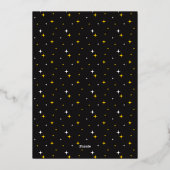 Invitation En Aluminium Champagne Pop | New Years Eve Party (Verso)