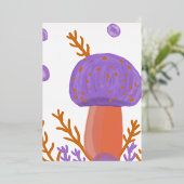 Invitation En Aluminium champignons (Debout devant)