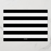 Invitation En Aluminium Chic String Lights (Verso)