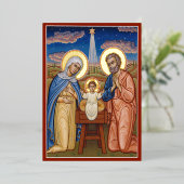 Invitation En Aluminium Christ l'aube nouvelle (Debout devant)