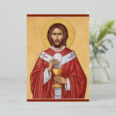 Invitation En Aluminium Christ le souverain sacrificateur (Debout devant)