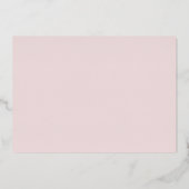 Invitation En Aluminium Christmas Holiday Dinner Elegant Red (Verso)