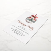 Invitation En Aluminium  Christmas ornament Holiday Party (Rotation)