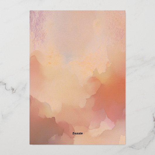 Invitation En Aluminium Chrysanthemums Peonies Floral 60e fête d'anniversa (Verso)