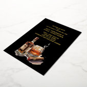 Invitation En Aluminium Cigar Groom Bachelor Party (Rotation)