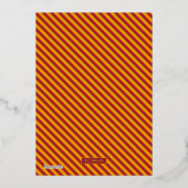 Invitation En Aluminium Cimier de Poudlard Harry Potter Anniversaire (Verso)