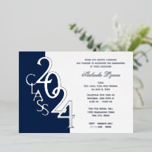 Classe 2024 Marine Blue and Silver Foil