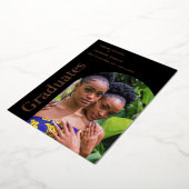 Invitation En Aluminium Classe de graduation Double Photo de 2023 (Rotation)