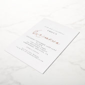 Invitation En Aluminium Classique Quinceanera Anniversaire Jour Script Rea (Rotation)