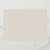 Invitation En Aluminium Classique simple enregistrer la date une photo (Verso)