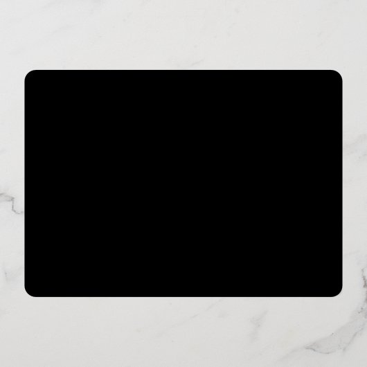 Invitation En Aluminium Co-Starring Black Mariage Real (Verso)