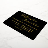 Invitation En Aluminium Co-Starring Black Mariage Real (Rotation)