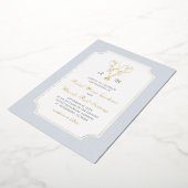 Invitation En Aluminium Coastal Lobster Minimalist Preppy Wedding (Rotation)