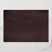 Invitation En Aluminium Cocktail du Nouvel An Chic Martini (Verso)