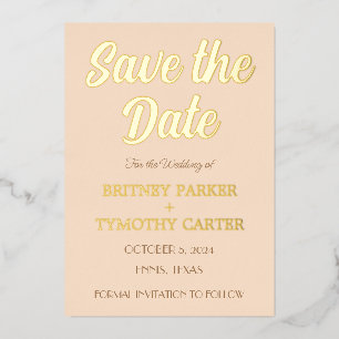 Invitation En Aluminium Code QR Moderne Photo Champagne Écriture Mariage F