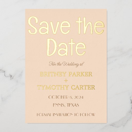 Invitation En Aluminium Code QR moderne Photo Champagne Script Mariage (Recto)
