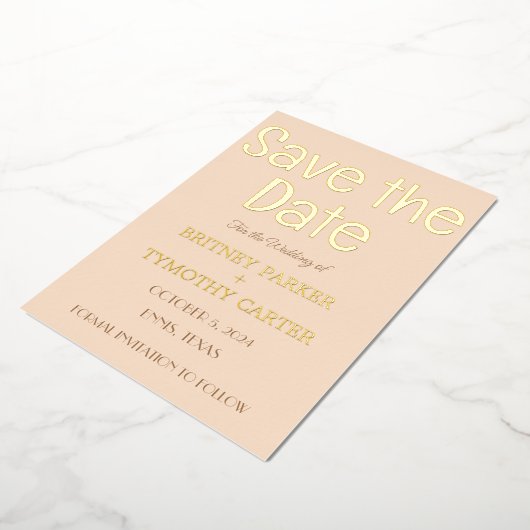 Invitation En Aluminium Code QR moderne Photo Champagne Script Mariage (Rotation)