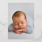 Invitation En Aluminium Collage photo classique moderne 3 (Verso)