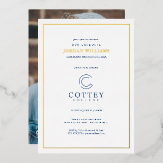 Invitation En Aluminium Collège Cottey