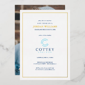 Invitation En Aluminium Collège Cottey