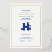 Invitation En Aluminium Collège Hilbert H (Recto)