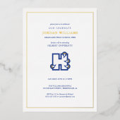 Invitation En Aluminium Collège Hilbert H (Recto)