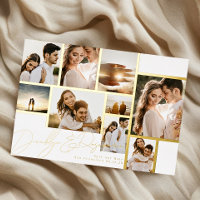 Collier Blanc Multiphoto Cadre Enregistrer La Date