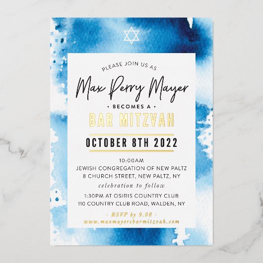 Invitation En Aluminium COMMANDE D'IMPRESSION PERSONNALISÉE 7 x 5 pouces M (Recto)