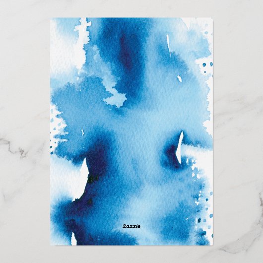 Invitation En Aluminium COMMANDE D'IMPRESSION PERSONNALISÉE 7 x 5 pouces M (Verso)