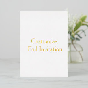 Invitation En Aluminium Concevez votre propre Classique personnalisé (13 x