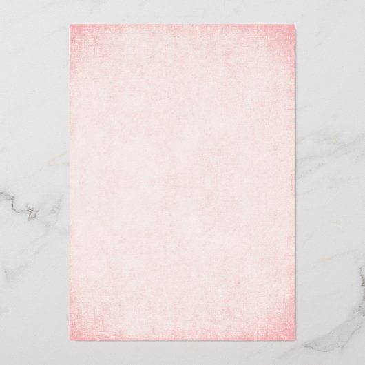 Invitation En Aluminium Confetti Rose & Or Sweet 16 Partie (Verso)