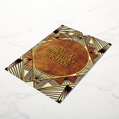 Invitation En Aluminium Cool Rustic Retro Masculine Personnalisé Anniversa (Rotation)