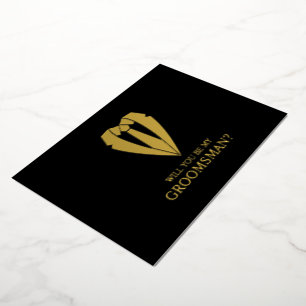 Invitation En Aluminium Costume de mariage doré personnalisé Proposition d