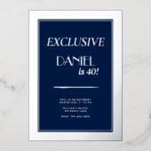 Invitation En Aluminium Couverture, Portrait de la Revue Personnalisée d'A (Recto)