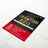 Invitation En Aluminium Crawfish Boil Couples de douche (Rotation)