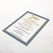 Invitation En Aluminium Crawfish Boil Fruits de mer Blue Graduation Party (Rotation)