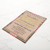 Invitation En Aluminium Crawfish Boil Homard Engagement Partie Rustique (Rotation)