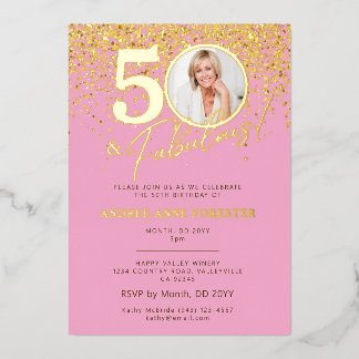 Invitation En Aluminium Créez vos propres photos d'anniversaire marquantes