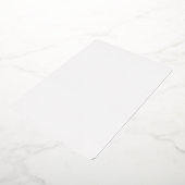 Invitation En Aluminium Créez votre propre personnalisation blanche (Rotation)