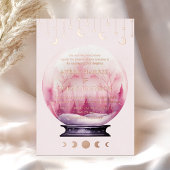 Invitation En Aluminium Crescent céleste Lune étoiles Mariage