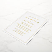Invitation En Aluminium Crimson Mariage simple (Rotation)
