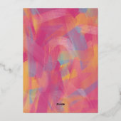 Invitation En Aluminium Dames Bachelorette Week-end Pool Party (Verso)
