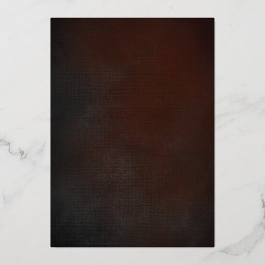 Invitation En Aluminium Dark Moody Bold Floral Marsala Mariage (Verso)