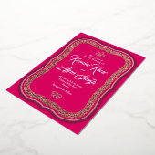 Invitation En Aluminium Décor riche ethnique (Rotation)