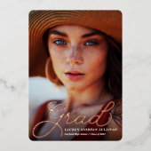 Invitation En Aluminium Degré Foil Invite (Recto)