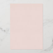 Invitation En Aluminium Delicate Queen Anne's Lace Wedding (Verso)