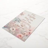Invitation En Aluminium Delicate Queen Anne's Lace Wedding (Rotation)