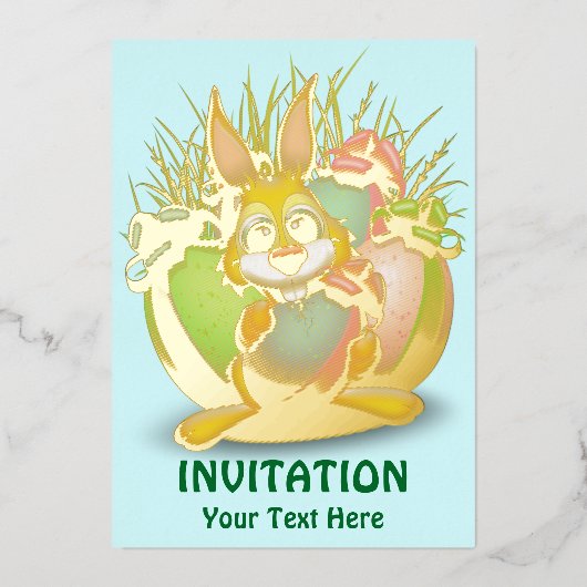 Invitation En Aluminium Design © BluedarkArt (Recto)