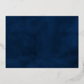 Invitation En Aluminium Deux à la Lune 2e Anniversaire Photo Réel (Verso)