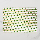 Invitation En Aluminium Deux Lucky 2e anniversaire Merci photo Real (Verso)